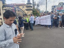 Aliansi Aktivis Sumsel Geruduk Polda, Tuntut Profesionalisme Penegakan Hukum