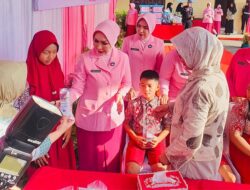 Peduli Kesehatan Mata Pada Anak, Kolaborasi Rumkit Bhayangkara M Hasan Bersama Yayasan Kemala Bhayangkari Sumsel Gelar Bhaktikes