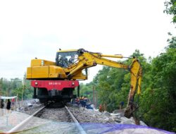 Waspada Cuaca Ekstrem, KAI Divre III Palembang Jaga 30 Titik Daerah Rawan Bencana