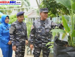 Pangkoarmada 1 Tinjau Kesiapan dan Berikan Penguatan Operasional ke Lanal Palembang