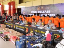 Polres Banyuasin Ungkap 82 Kasus Dalam Waktu 16 Hari “Tidak Ada Ruang bagi Kejahatan di Bumi Sedulang Setudung”