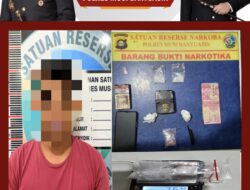 Satres Narkoba Polres Muba Tangkap Dua Orang Pria Pengedar Narkoba