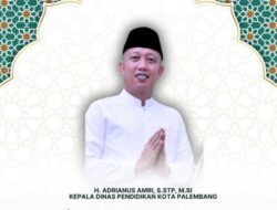 Kepala Dinas Pendidikan Kota Palembang Ucapkan Selamat Idul Fitri 1446 H