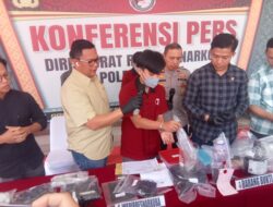 Subdit 3 Ditresnarkoba Polda Sumsel Bongkar Home Industri Narkoba Sintetis