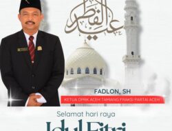 Ketua DPRK Aceh Tamiang dan Keluarga: mengucapkan Selamat Hari Raya Idul Fitri 1 Syawal 1446 H Tahun 2025