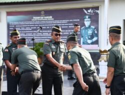 Korem 044/Gapo Gelar Apel Pasca Cuti Lebaran Pererat Silaturahmi Dengan Halal Bihalal