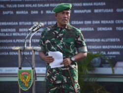 Danrem 044/Gapo Gelar Upacara Kenaikan Pangkat Bintara Dan Tamtama 