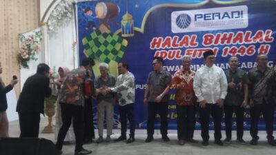 Dewan Pimpinan Cabang Peradi dan DPC Young Lawyers Committee, Menggelar Halal Bihalal