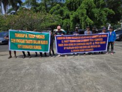 Aktivis Mahasiswa Geruduk PN Palembang,Desak Agar Adanya Tersangka Baru ! Dalam Kasus OTT Kadisnaker Sumsel
