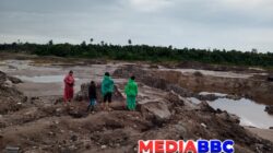 Respons Cepat Polsek Jebus Hentikan Tambang Ilegal di Pasir Panjang Bangka Barat