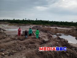 Respons Cepat Polsek Jebus Hentikan Tambang Ilegal di Pasir Panjang Bangka Barat