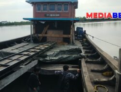 Lanal Babel Gagalkan Penyeludupan 25 Ton Pasir Timah Ke Malaysia