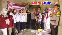 Peduli Sesama, Polres Banyuasin Salurkan Bantuan Jelang HUT Bhayangkara Ke-79