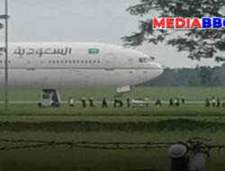Ancaman Bom Di Pesawat Saudi Airlines Picu Pendaratan Darurat Di Kualanamu, Penumpang Selamat!