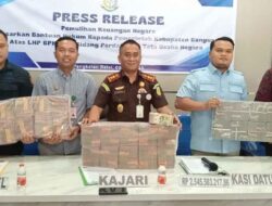 Apresiasi! Kejari Banyuasin Berhasil Pulihkan Keuangan Negara Rp2,5 Miliar Dari OPD