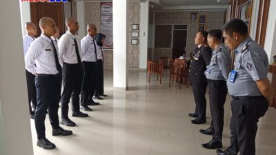 Kalapas Narkotika Pangkalpinang Berikan Pengarahan kepada 7 Orang CPNS