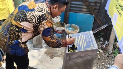 Bukti Kepedulian, Rubi Indiarta Bangun Sumur Bor dari untuk Warga Sentosa RT 32 Sukodadi
