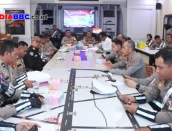 Wakapolres Banyuasin Pimpin Lat Pra Ops Patuh Musi 2025