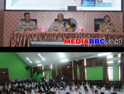 Kasat Lantas Polres Banyuasin Edukasi Ratusan Pelajar di SMPN 1 Sembawa, Ingatkan Bahaya Berkendara Di Bawah Umur