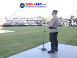 Pimpin Apel Pagi di Mapolda Sumsel, Ini Penekanan Kabiddokkes Polda Sumsel ke Personel