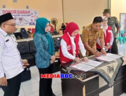 Kecamatan Alang-Alang Lebar dan PMI Palembang Teken MoU, Tingkatkan Kesadaran Donor Darah Dan Pelayanan Kesehatan