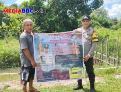 Bhabinkamtibmas Polsek Talang Kelapa Sosialisasikan Pencegahan Karhutla di Tanah Mas Indah