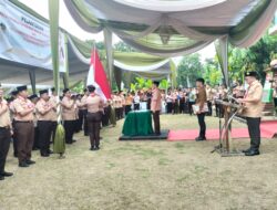 Plt. Camat Kertapati Rifandi Putra Resmi Dilantik sebagai Ka Mabiran Pramuka