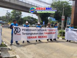 Demo di Kejati Sumsel, Aliansi PST dan  PPPC Desak Penuntasan Kasus Dugaan Perusakan Cagar Budaya Pasar Cinde