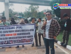Massa PSR Datangi Kejati Sumsel, Desak Usut Dugaan Korupsi di Sejumlah Dinas