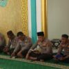 Kapolres banyuasin bersama personil polres Banyuasin melaksanakan solat ghaib dan yasinan Mendoakan almarhum Affan 