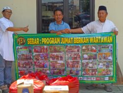 PJBW Berkah ke-43! Wartawan Lintas Jabodetabek Bagikan Ratusan Nasi Boks, dari Masjid Cileungsi Hingga Jalan Kebon Sirih