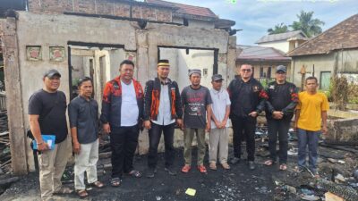 Cepat Tanggap! BPPH Pemuda Pancasila Sumsel Salurkan Bantuan untuk Korban Kebakaran di Palembang