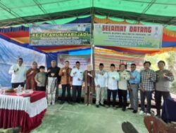 Polsek Makarti Jaya Amankan Pengajian Akbar HUT Desa Upang Makmur ke-29, Ratusan Jamaah Khusyuk Beribadah