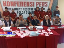Polda Sumsel Tangkap 274 Pengedar Narkoba, 3 Ditembak Saat Melawan