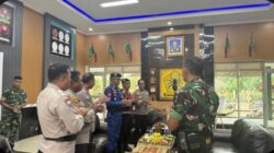 Dalam Rangka HUT TNI KE 80 TH”  Polres Banyuasin Laksanakan kegiatan Kunjungan Ke Batalyon Yon Zeni Konstruksi 12