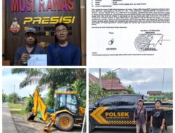 Diduga Rampas Alat Berat Perusahaan, Oknum Kades Di Musi Rawas Dilaporkan Ke Polisi