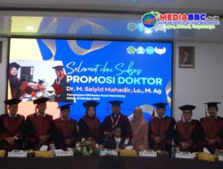 Gagas Teori CReToN, M. Saiyid Mahadhir Resmi Sandang Gelar Doktor Peradaban Islam UIN Raden Fatah