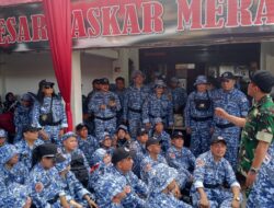 Ketum Laskar Merah Putih HM Arsyad Cannu Lepas Peserta LMP Retret Bela Negara