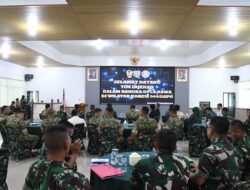 Korem 044/Gapo Terima Kunjungan Tim Itjenad Dalam Rangka Pengawasan Optimasi Lahan TA. 2025