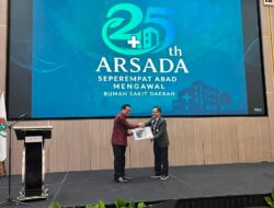 HUT Ke-25 ARSADA : Restuardy Daud Tekan Pentingnya Tata Kelola Dan SDM Kesehatan 