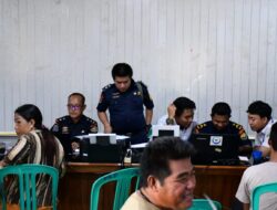 Aksi: Jemput Bola! Dinas Perikanan Banyuasin Terbitkan 100 NIB,Untuk Permudah Izin Nelayan, Pemkab Banyuasin Dan SDKP Buka Gerai Pelayanan Di Sungsang.