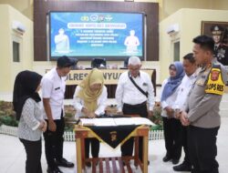 Kepolisian Resor Banyuasin Perkuat Sinergi Dengan Dunia Pendidikan dan Relawan Melalui Penandatanganan MOU SPPG