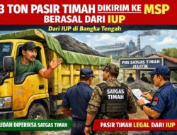 Pengiriman 3 Ton Pasir Timah ke Smelter MSP  Legal Dari IUP Bangka Tengah