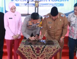 Polres Banyuasin Resmikan  Dapur SPPG  “Desa Biyuku Kecamatan Suak Tapeh” Untuk Program Makan Bergizi Gratis