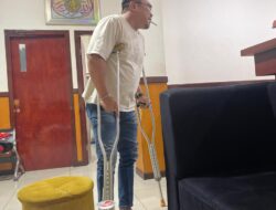 Andre Meong Cedera Engkel Usai Benturan Keras di Fun Mini soccer Antar Advokat