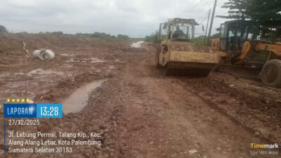 Proyek Jalan Kasiba-Lasiba Rp 4,9 Miliar Di Palembang Diduga Dikerjakan Asal-asalan,Kurangnya Pengawasan