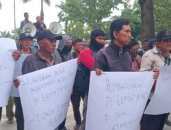 Aliansi LSM dan Media Geruduk BBWSS VIII, Desak Audit Investigatif Proyek Irigasi D.I. Lematang Pagar Alam Ratusan Miliar”Diduga Asal Asalan”