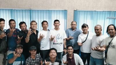 Silaturahmi Suporter, Sahabat Sumsel Mania Sambangi Sekretariat Srigala Sumsel
