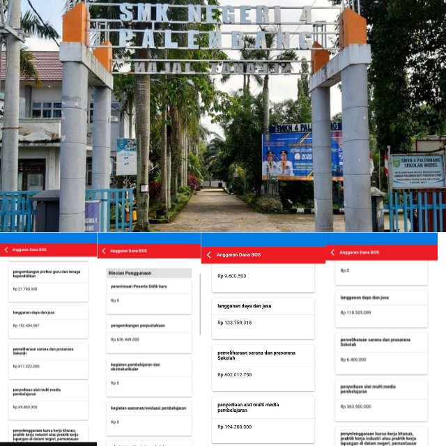 Kepsek SMKN 4 Palembang Diam Siribu Bahasa
