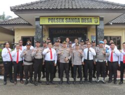 Kapolres Muba AKBP Ruri Prastowo Kunjungi Polsek Sanga Desa Tekankan Sinergi Dan Pelayanan Humanis